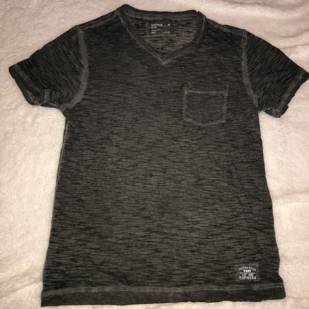 Men’s Express V-Neck Pocket Tee Sz Small